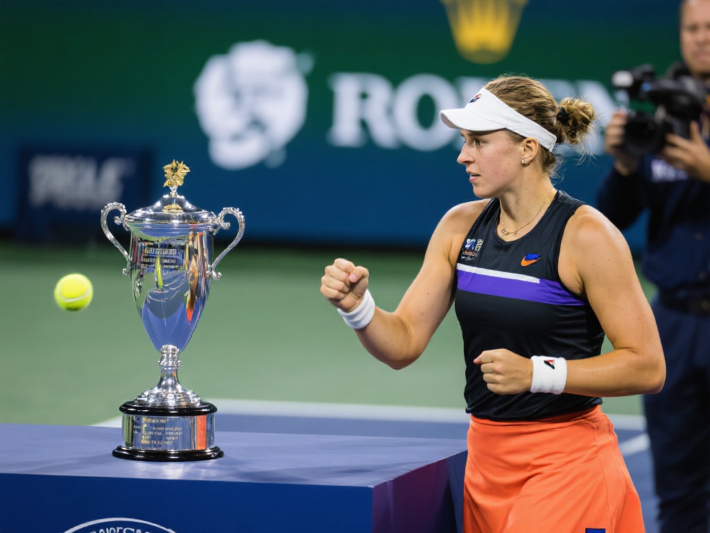 在决赛中，高夫以出色的体能与冷静的心理素